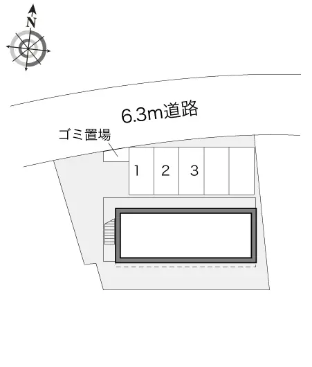 ★手数料０円★八王子市石川町　月極駐車場（LP）